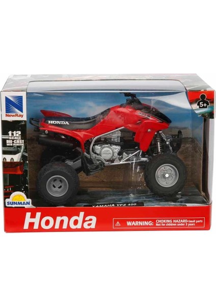 1:12 Honda TRX450R 2009 Atv Model Motor