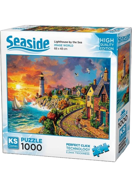 Lighthouse By The Sea puzzle 1000 Parça 20758