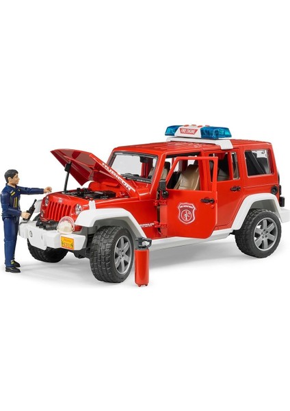 Bruder Jeep Wrangler Rubicon Itfaiye Aracı ve Itfaiyeci BR02528 fırsatları