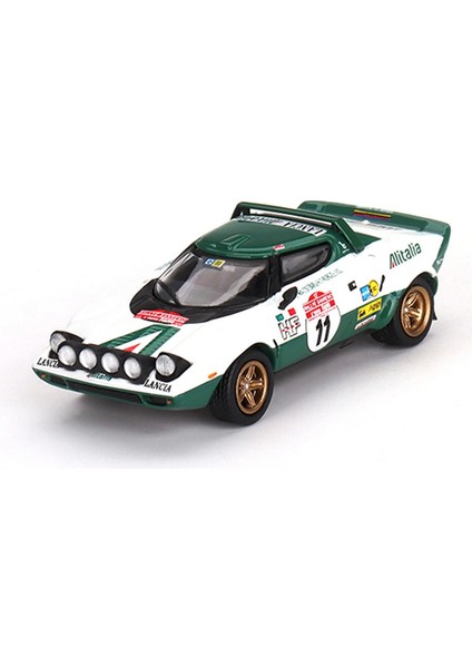 Mini Gt 1/64 Lancia Stratos Hf 1975 Rally Sanmero Winner