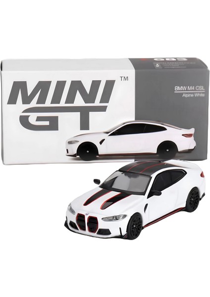 Mini Gt 1/64 Bmw M4 Csl Alpine White Koleksiyonluk Model Araba