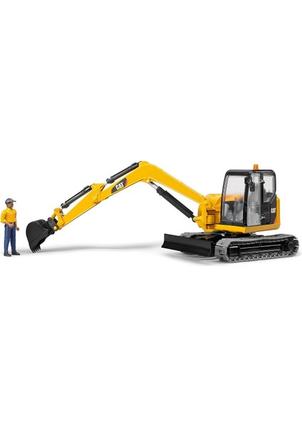 Bruder Cat Mini Ekskavatör ve Inşaat Işçisi BR02466