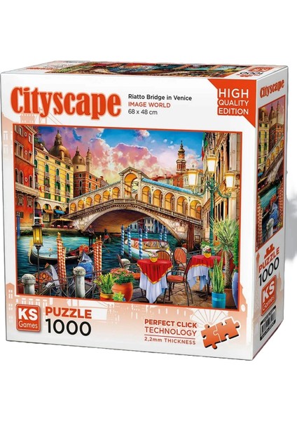 Ks Games Riatto Bridge In Venice Puzzle 1000 Parça 20757