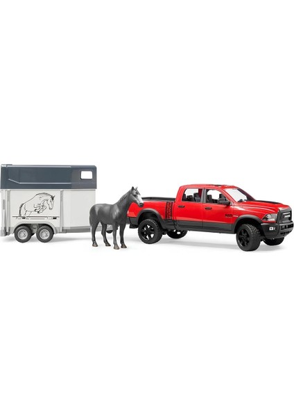 Bruder Ram 2500 Pickup ve Atıyla Beraber Nakil Römorku BR02501 fırsatları