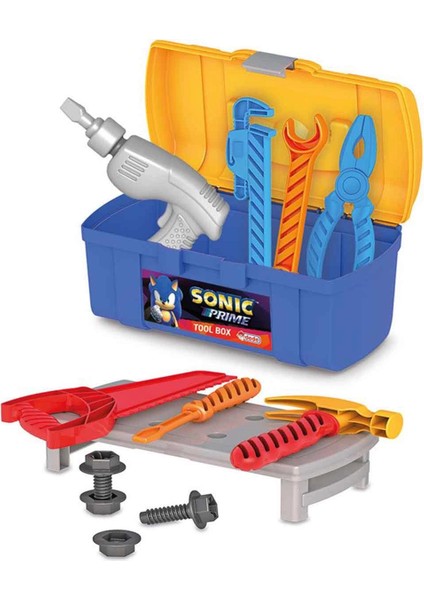 Sonic Prime Tamir Setli Kamyon 14 Parça
