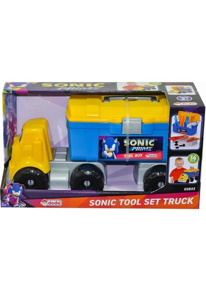 Sonic Prime Tamir Setli Kamyon 14 Parça