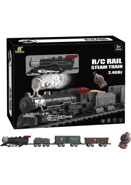 Lüx Classic Steam Buharlı Kumandalı 2,4 Ghz Pilli Tren Seti 30 Parça 1613G
