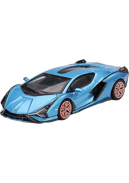 Mini Gt 1:64 Lamborghini Sian Fkp 37 Blu Aegir