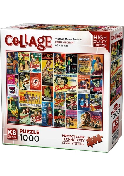 Vintage Movie Posters Puzzle 1000 Parça 20759