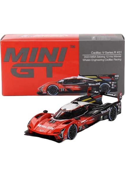 Mini Gt 1/64 Cadillac V-Series R 2023 Imsa Sebring 12 Hrs Koleksiyonluk Model Araba
