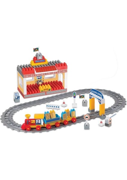 Raylı Tren Set 65 Parça
