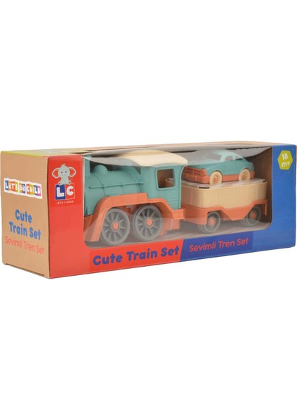 Sevimli Arabalı Tren Seti