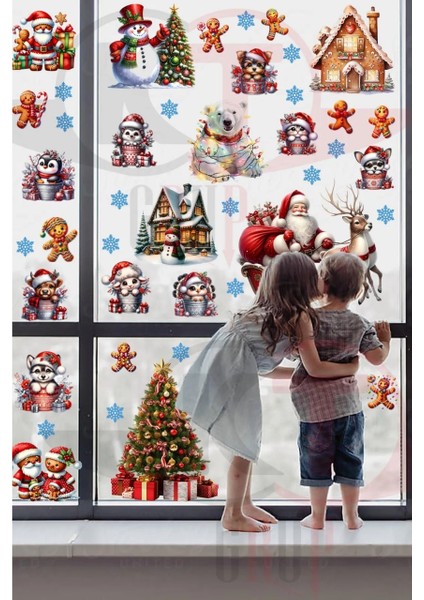 Yeni Yıl Yılbaşı Hoşgeldin 2025 Yeni Sezon Cam Kapı Duvar Sticker Seti fiyatları