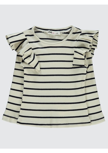 Kız Çocuk Sweatshirt 2-5 Yaş Tebeşir