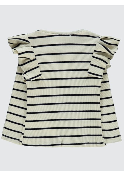 Kız Çocuk Sweatshirt 2-5 Yaş Tebeşir