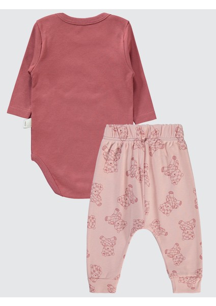 Kız Bebek 3'lü Takım 6-18 Ay Bordo fiyatları