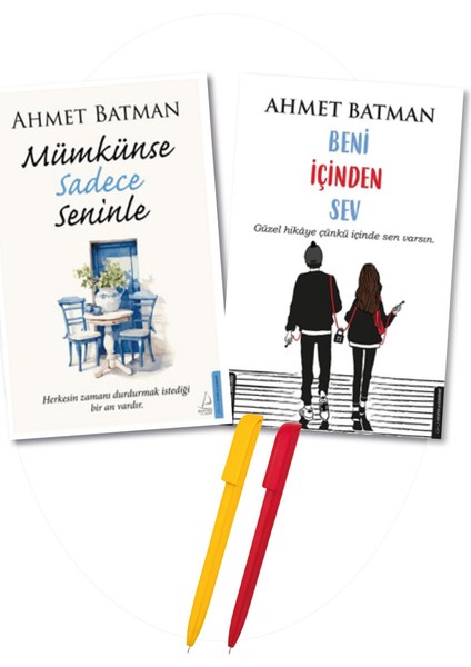 Mümkünse Sadece Seninle - Beni İçinden Sev 2 Kitap - Ahmet Batman - Alfa Kalem