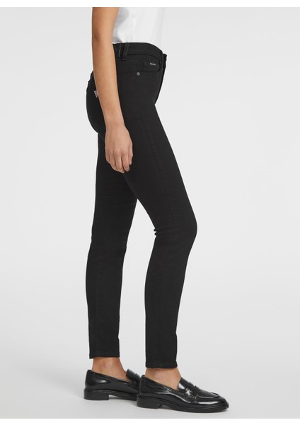 Hıgh Rıse Skı - Eco Recy Co Normal Bel Siyah Kadın Denim Pantolon Gj G05