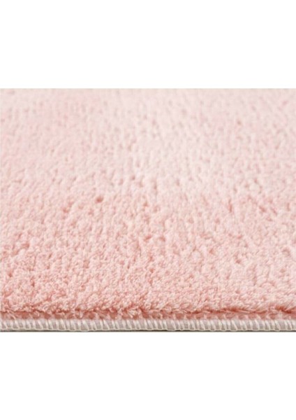 Peluş Banyo Paspas Takımı, Kaymaz Taban, Kalın, Pembe, Konforlu ve Şık Tasarım indirimleri