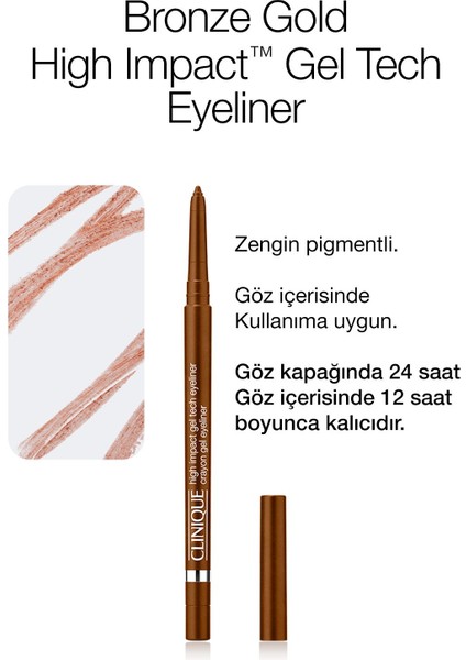 High Impact™ Gel Tech Eyeliner - Bronze Gold