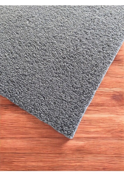 Yıkanabilir, kaymaz, bukle tekstil banyo paspası, gri, 75x110 cm fiyatları