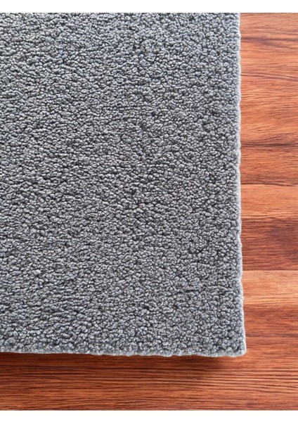 Yıkanabilir, kaymaz, bukle tekstil banyo paspası, gri, 75x110 cm modelleri