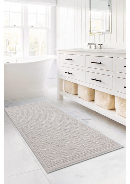 Krem Pamuk Kilim 120x180, Banyo ve Koridor Halısı, Şık ve Rahat Kullanım