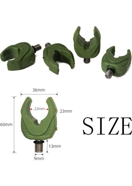 4x Balıkçılık Standı Braketi Balıkçılıımı Yeşil (Yurt Dışından) fırsatları