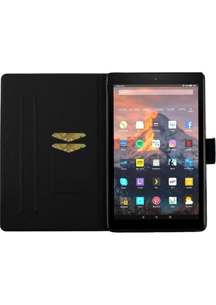 Fire Hd7 (2019) Deri Için Tablet Kılıfı (Yurt Dışından)