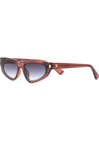Bc 1324 C3 Cat Eye Bordo Kadın Güneş Gözlüğü
