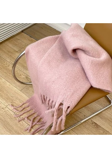 Zavallı Yavaş Mohair Wool Kadınlar Scarf New Klein Blue Scarf Women Shawl Turbans For Warm Bib Bufandas Multicoloesr De Mujer (Yurt Dışından)