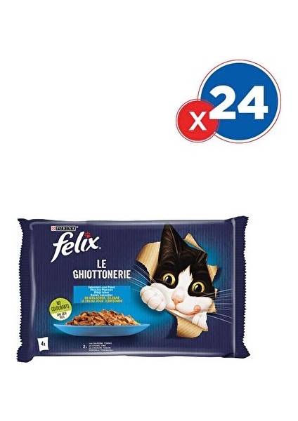 Felix Balıklı Kedi Maması 85 gr X24'LÜ