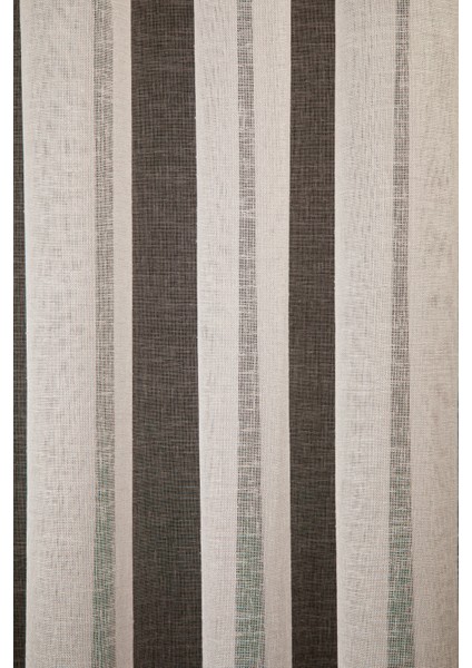 Naturel Keten Tül Perde, 1/2,5 Normal (Orta) Pile Ekru - 100 x 200 cm