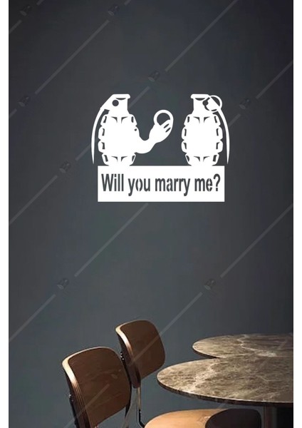 Benimle Evlenir Misin Komik Ahşap Duvar Dekoru fiyatları