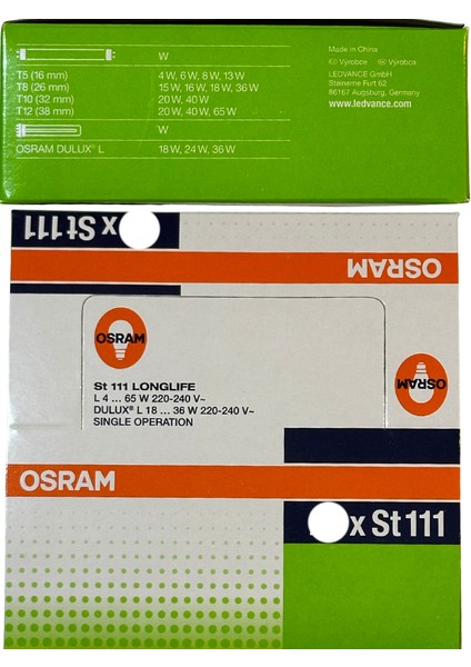 ST111 Starter 4-65W 220V (2 Adet)