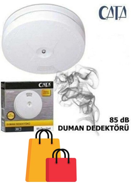 Pilli Duman Dedektörü CT-9451 Orijinal Yeni