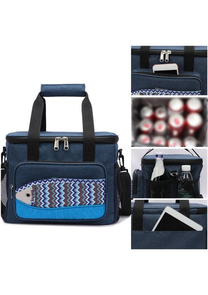 Oxford Lunch Coolers I Gııtımlı Çanta Açı Aktiviteleri Için Mavi S (Yurt Dışından) fiyatları