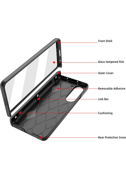Samsung Galaxy Z Fold 5 Telefon Kılıfı (Yurt Dışından)