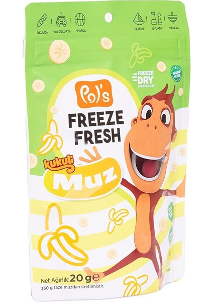 Kukuli Freeze Fresh Muz 20 gr