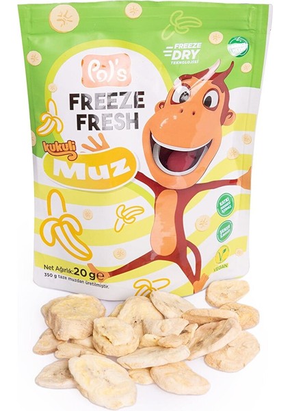 Kukuli Freeze Fresh Muz 20 gr