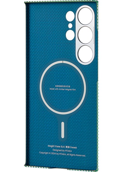 Galaxy S24 Ultra Kılıf Magsafe Özellikli 1500D Aramid Fiber Ultra-Slim Classic Serisi Aomori modelleri