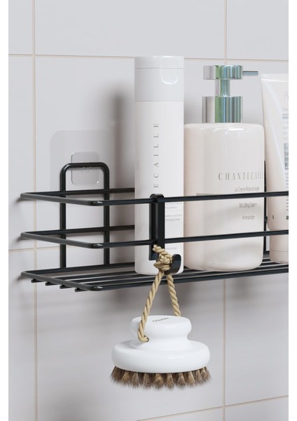 Tekno Trust Yapışkanlı Banyo Rafı Duş Şampuanlık Duvar Düzenleyici Organizer 1 Adet