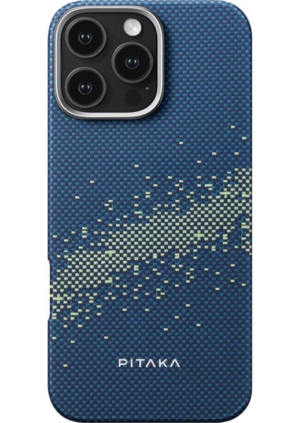 iPhone 16 Pro Max Kılıf Magsafeli Aramid Fiber Tactile Woven Starpeak Serisi Milky Way Galaxy