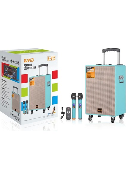 B-V12 Taşınabilir Bluetooth Hoparlör