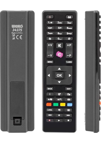Kl Vestel-Seg-Regal RC4875 Kare Göbek Mini LCD LED Tv Kumanda (40042=34375)