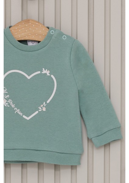 Us Polo Kız Bebek 2 Li Takım USB2170 Su Yeşili fiyatları