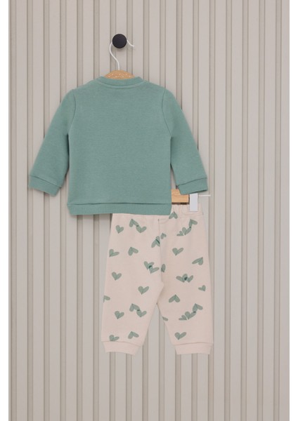 Us Polo Kız Bebek 2 Li Takım USB2170 Su Yeşili fırsatları