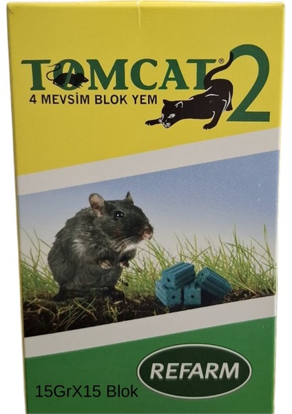 Tomcat 2 Blok Fare Yemi 15GR*15 Blok