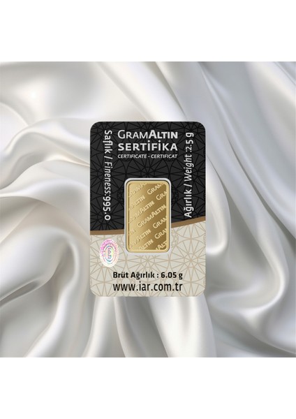 2.5 gr 24 Ayar Iar Gram Altın
