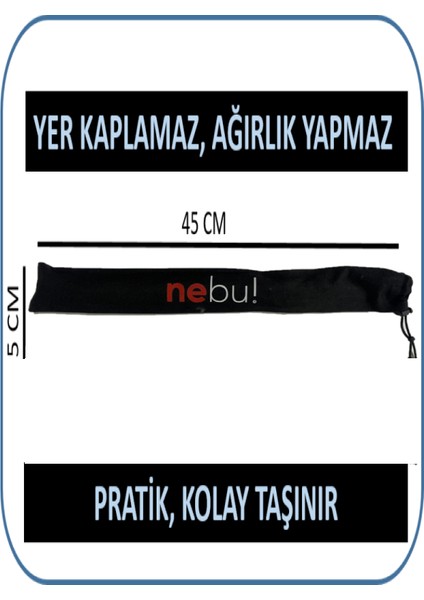 Slim Mangal - Pratik Cep Mangalı - 40*30 cm Minimalist Kamp Izgarası